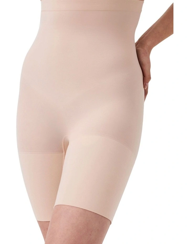 Scuplt Seamless Power High-waisted Mid-thigh Short In Beige image 3