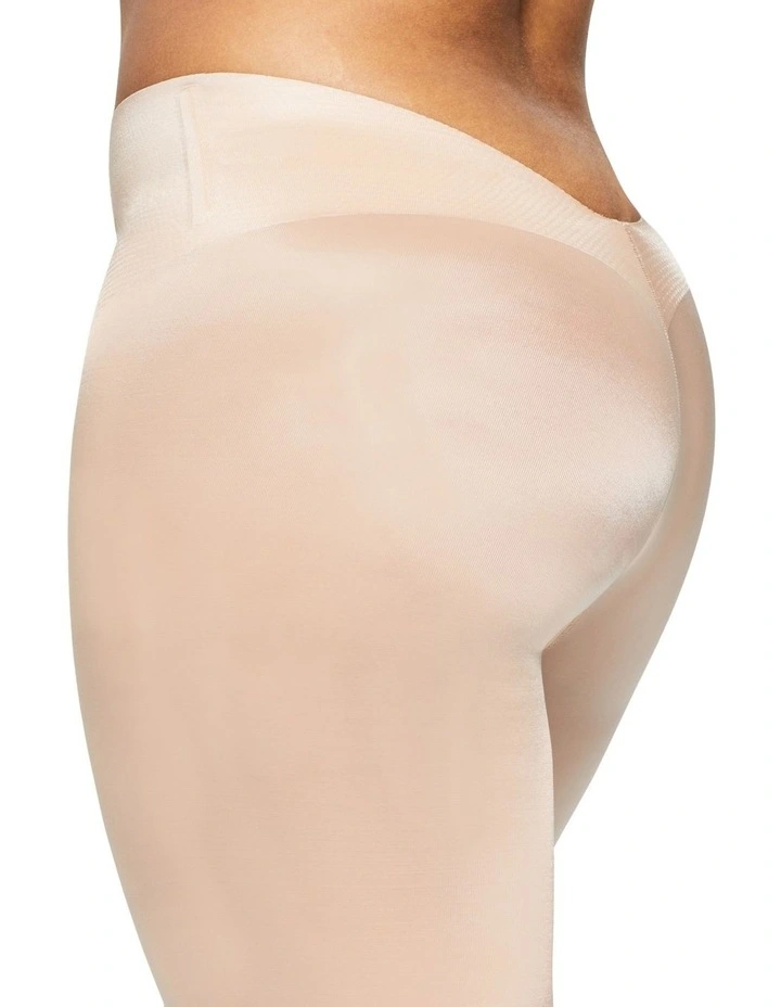 Plunge Back Thigh Shaper in Warm Taupe image 4