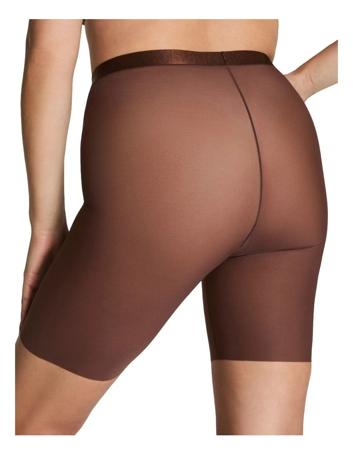 Supersmooth Sheersense Mid-Thigh Shorts in Brown image 2