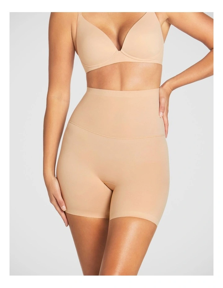 Complete Grip Waisted Short in Nude image 1