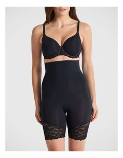 Sculpted Lace High Waisted Thigh Shaper