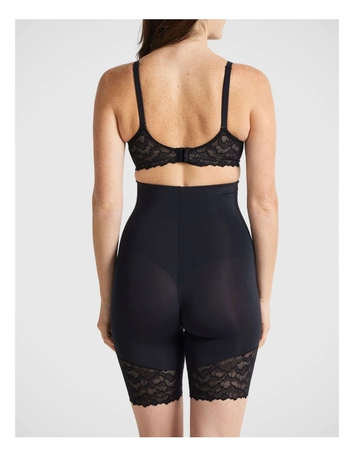 Sculpted Lace High Waisted Thigh Shaper image 3