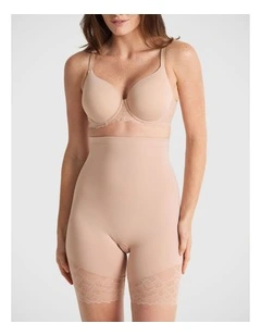 Sculpted Lace High Waisted Thigh Shaper