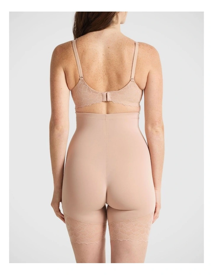 Sculpted Lace High Waisted Thigh Shaper image 3