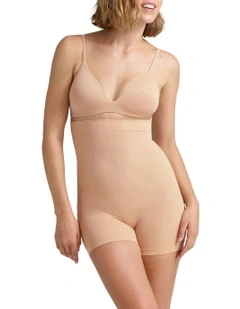 Powerlite High Waisted Shortie in Beige