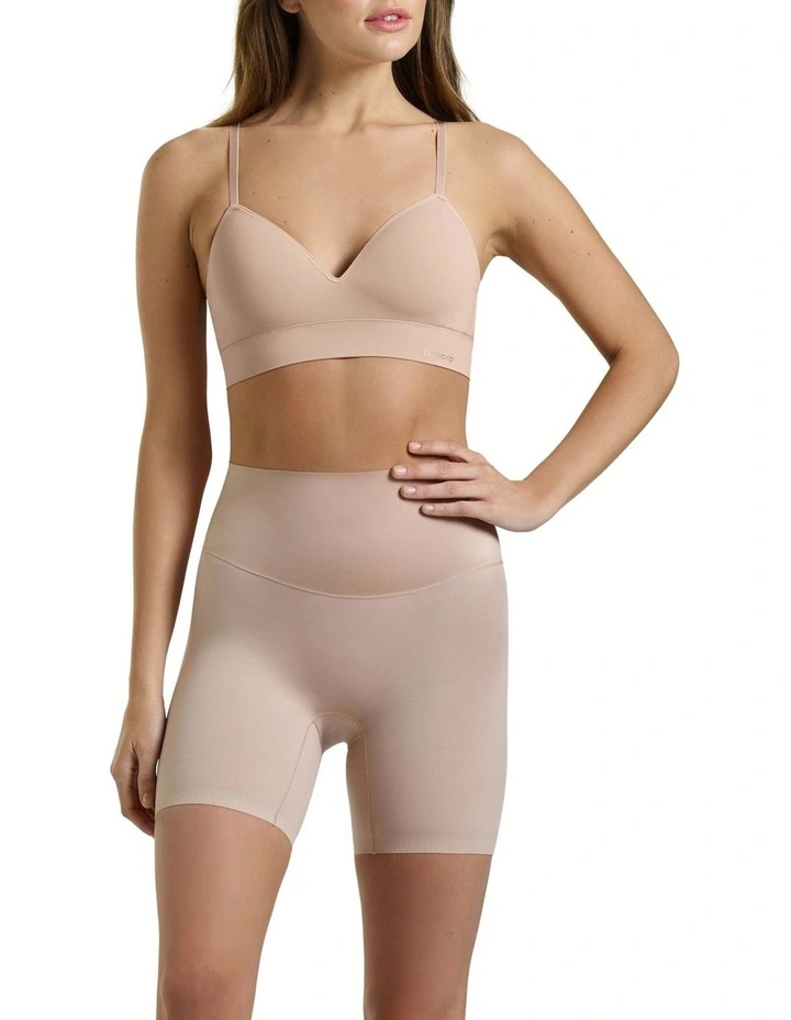 Micro Grip Shorts in Rose Beige image 1