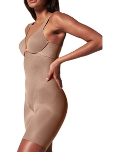 Shape™ Invisible High-waisted Mid-thigh Short in Beige