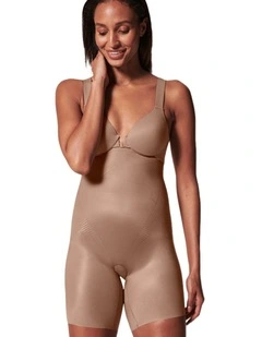 Shape™ Invisible High-waisted Mid-thigh Short in Beige