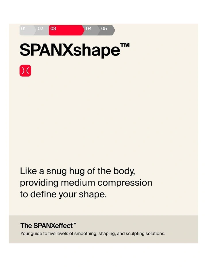 Shape™ Invisible High-waisted Mid-thigh Short in Beige image 6