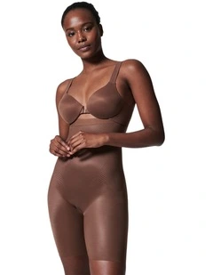 Shape™ Invisible High-waisted Mid-thigh Short in Brown