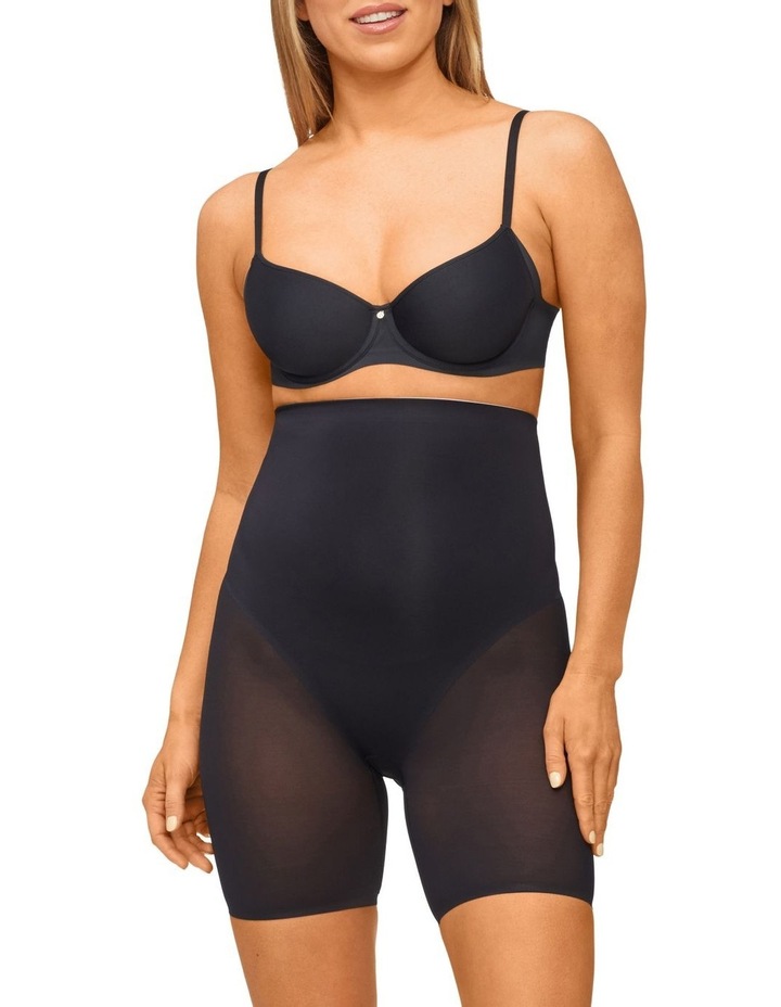 Solid & Sheer High Waisted Thigh Shaper
