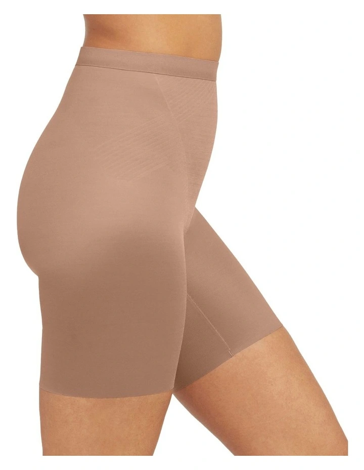 Shape™ Invisible Mid-thigh Short in Brown image 3