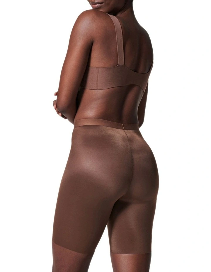 Shape™ Invisible Mid-thigh Short in Brown image 3
