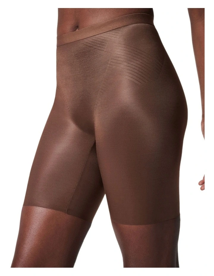 Shape™ Invisible Mid-thigh Short in Brown image 4