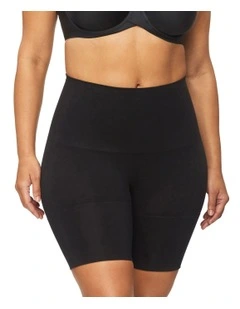 Bamboo Essentials Waisted Shaper Short in Black