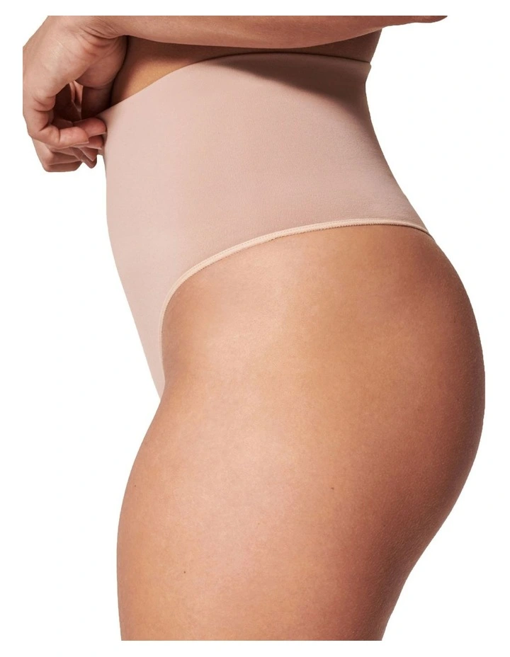 Shape™ Extraordinary Thong in Toasted Oatmeal image 3