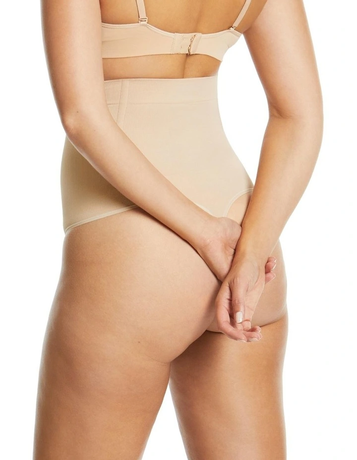It's A Cinch Hi Waisted G-String in Rose Dust image 2