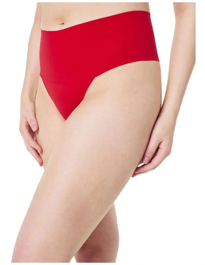 Super Smooth Undie-tectable Thong in Red image 1