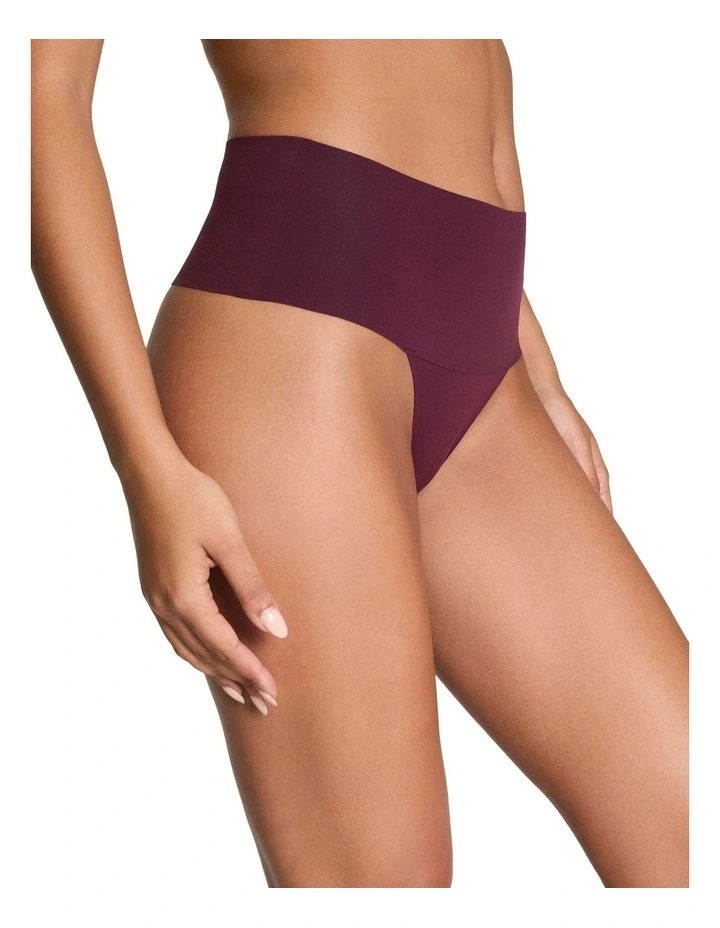 Super Smooth Undie-tectable Thong in Purple image 3