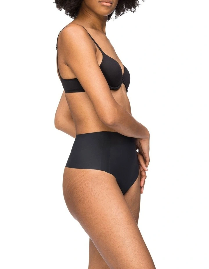 Body Light Waisted G-String Brief in Black image 2