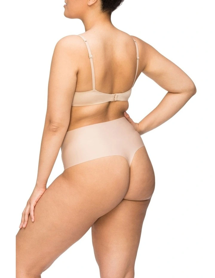 Body Light Waisted G-String Brief in Beige image 3