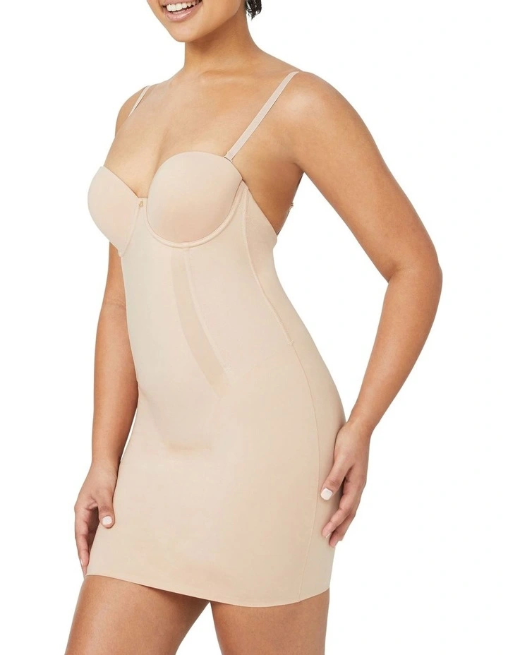 Body Define Ultimate Backless Strapless Slip in Warm Taupe image 3