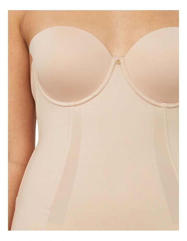 Body Define Ultimate Backless Strapless Slip in Warm Taupe image 5