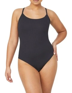 Body Smart Thong Bodysuit in Black