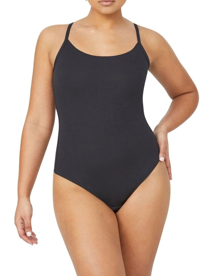 Body Smart Thong Bodysuit in Black image 1