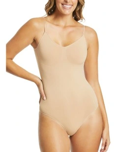 Re-Shape Low Back G-String Bodysuit in Nude