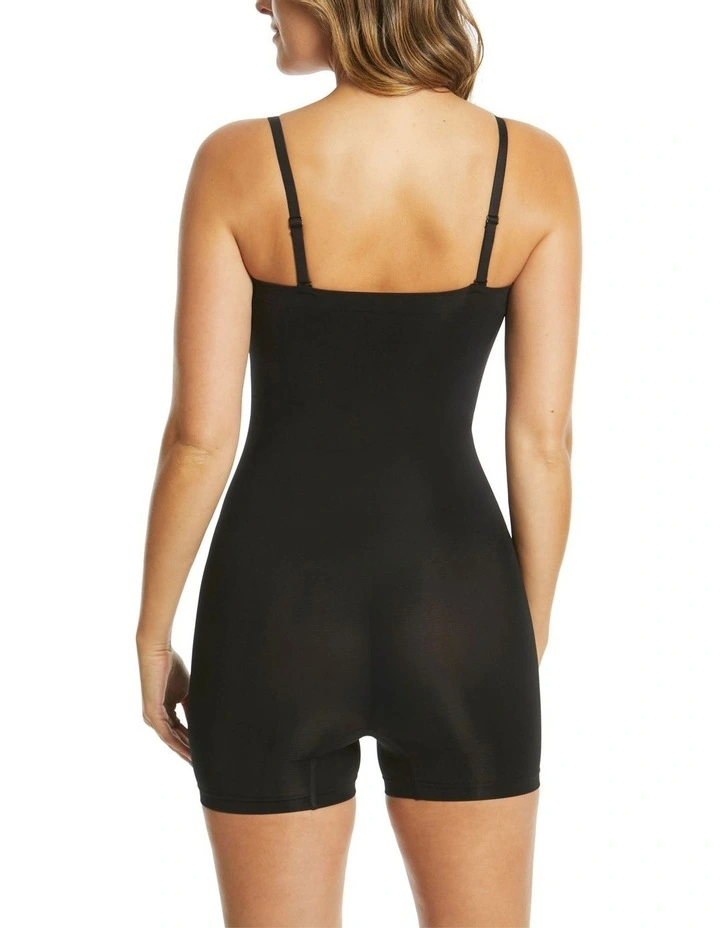 Powerlite Bandeau Bodysuit in Black image 2