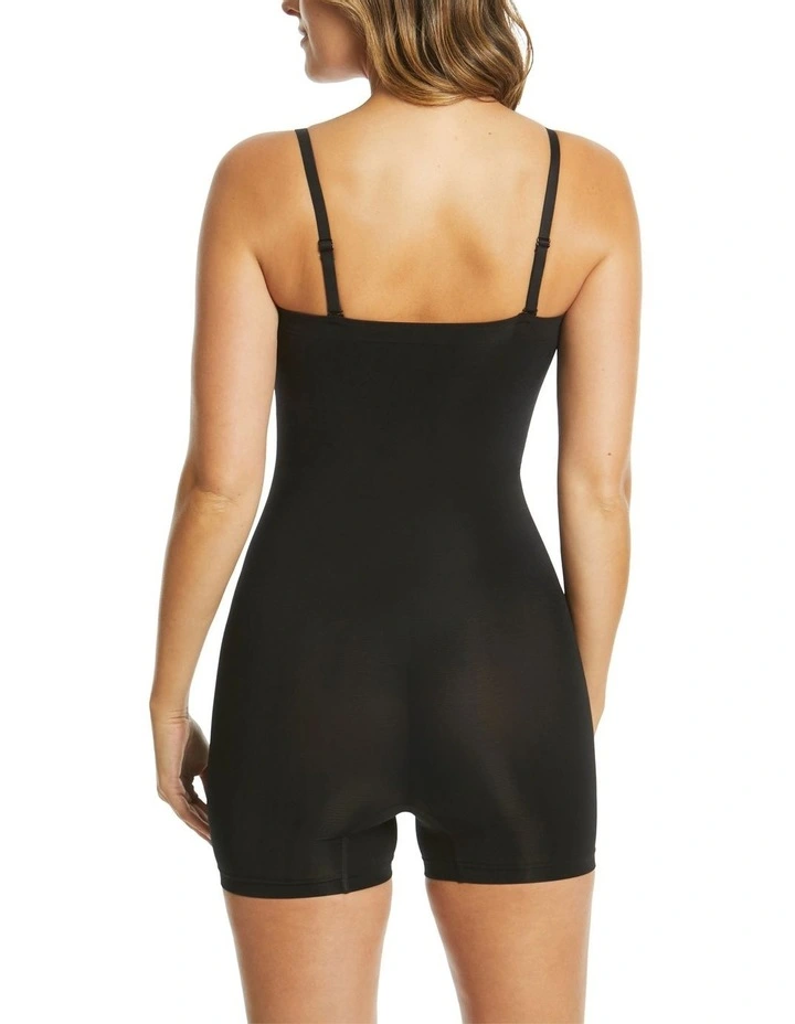 Powerlite Bandeau Bodysuit in Black image 2