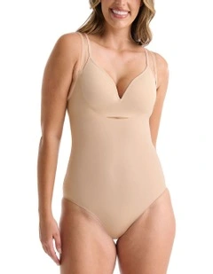Thinvisible Cotton Underbust Slip in Sandstone
