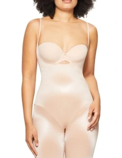 Underbust Jumpsuit in Warm Taupe