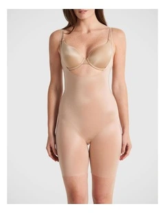 Underbust Jumpsuit in Warm Taupe