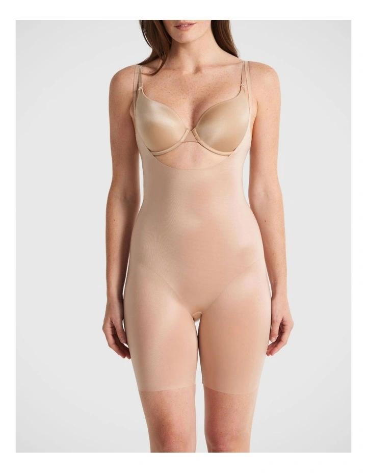 Underbust Jumpsuit in Warm Taupe image 1