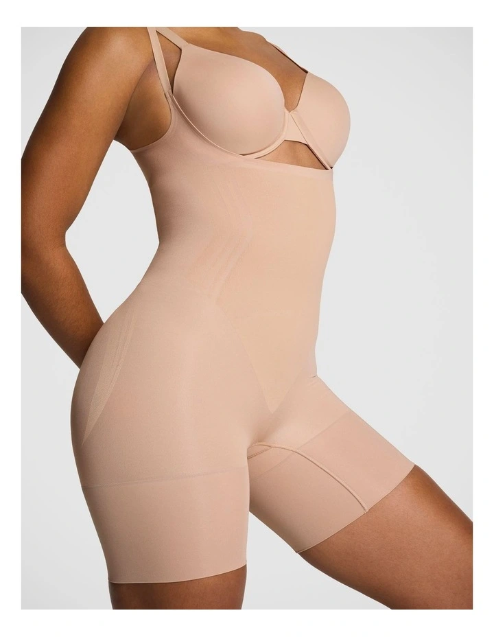SPANXsculpt Gofigure-Open Bust Mid Thigh Bodysuit image 3