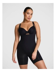 SPANXsculpt Gofigure-Open Bust Mid Thigh Bodysuit