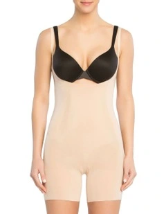 Sculpt OnCore Open-Bust Mid-Thigh Bodysuit