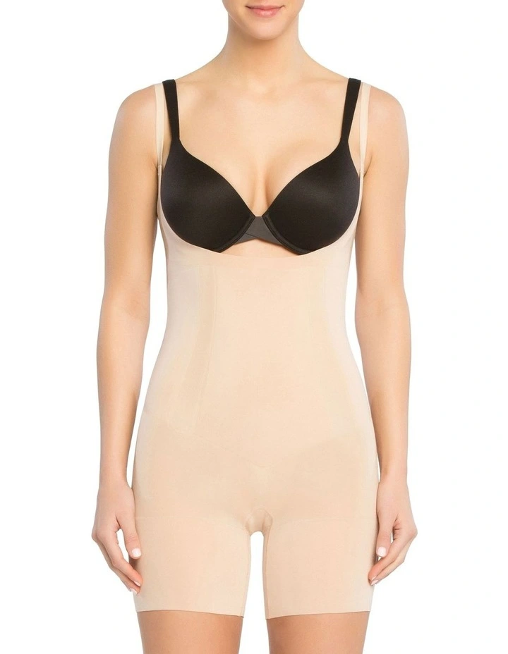 Sculpt OnCore Open-Bust Mid-Thigh Bodysuit image 1