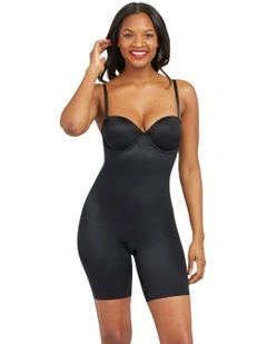 ShapeSuit Your Fancy Strapless Cupped Mid-Thigh Bodysuit