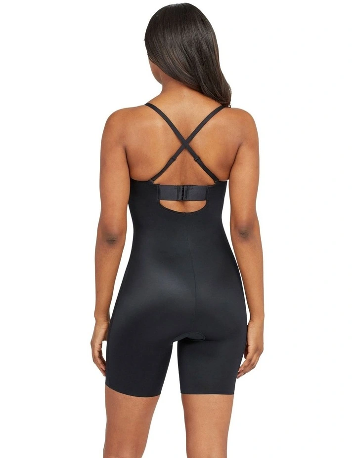 ShapeSuit Your Fancy Strapless Cupped Mid-Thigh Bodysuit image 2