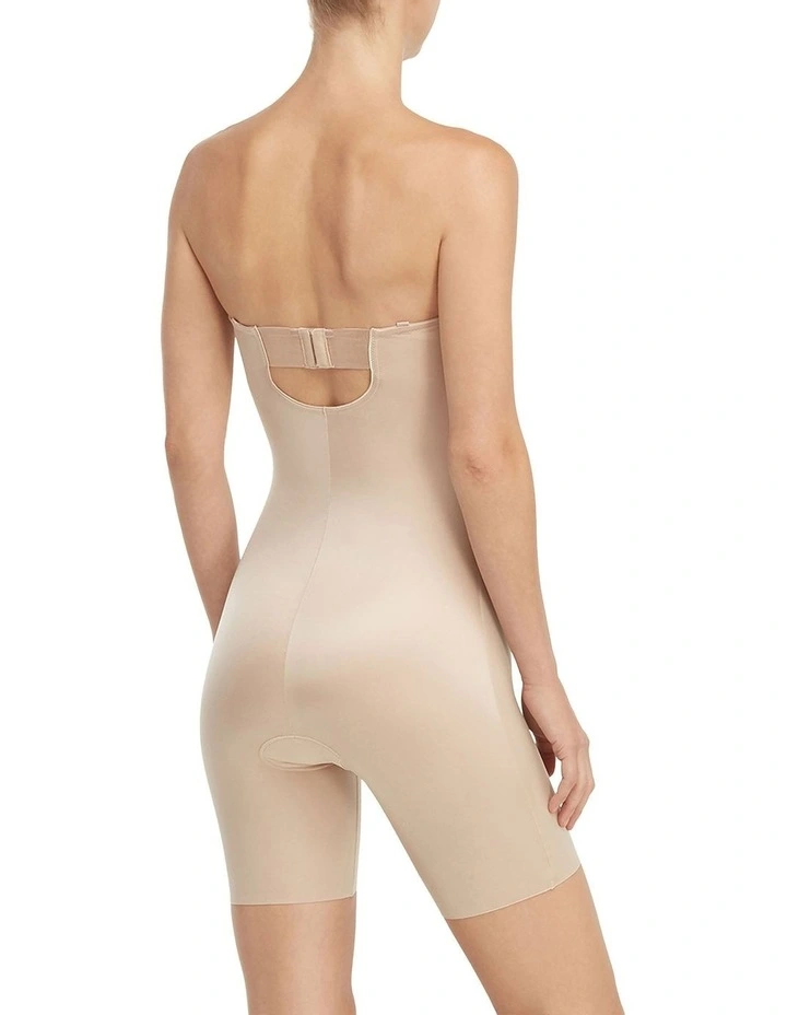 ShapeSuit Your Fancy Strapless Cupped Mid-Thigh Bodysuit image 2