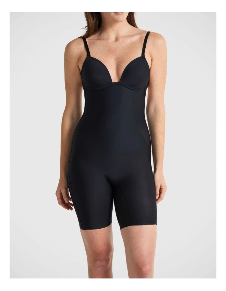 Body Define Backless Jumpsuit in Black image 1