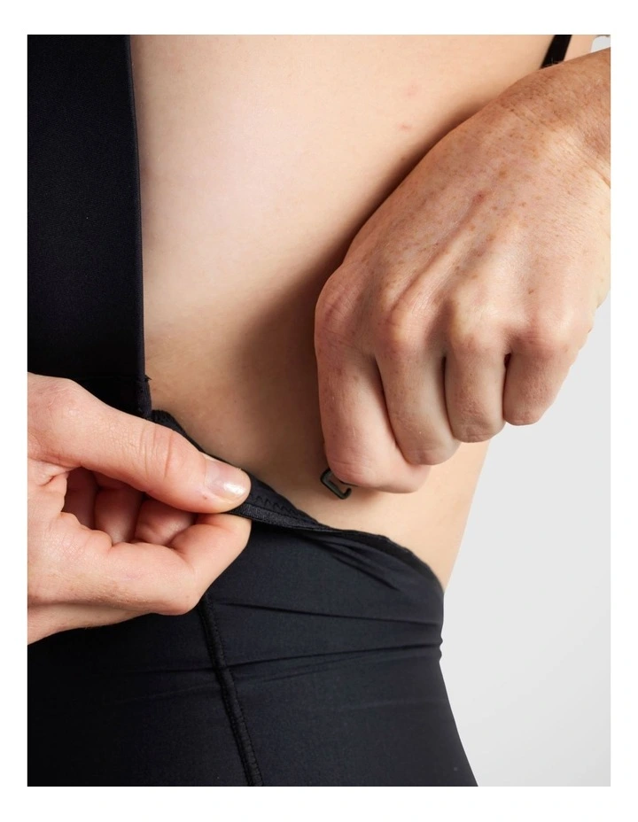 Body Define Backless Jumpsuit in Black image 4