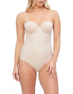Body Define Strapless Bodysuit in Warm Taupe