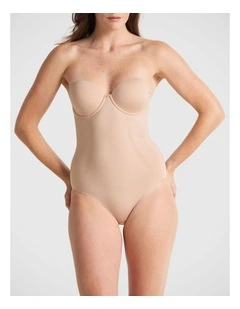 Body Define Strapless Bodysuit in Warm Taupe