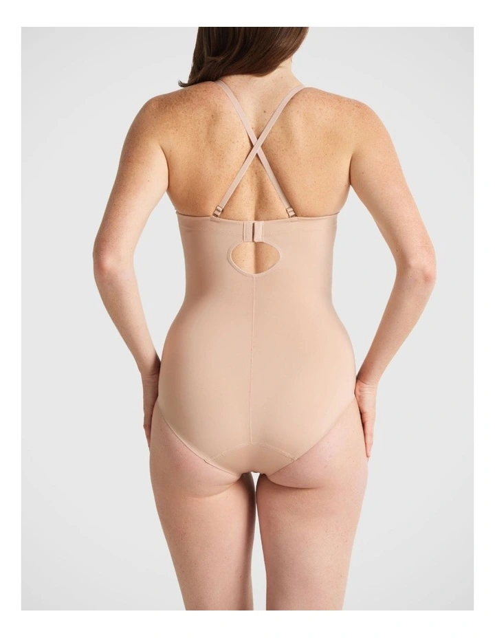 Body Define Strapless Bodysuit in Warm Taupe image 4