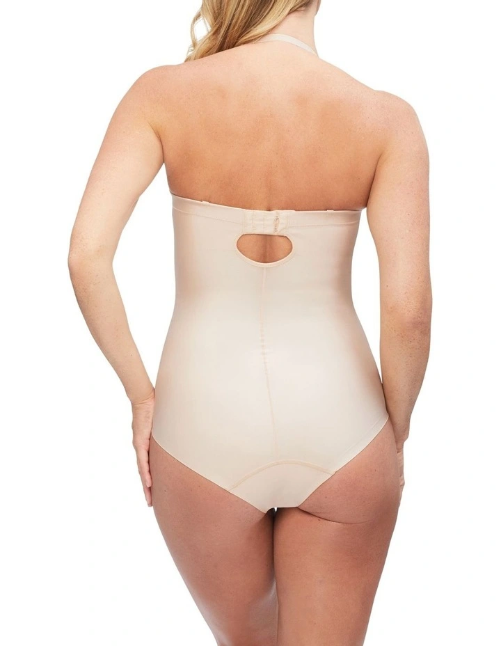 Body Define Strapless Bodysuit in Warm Taupe image 5