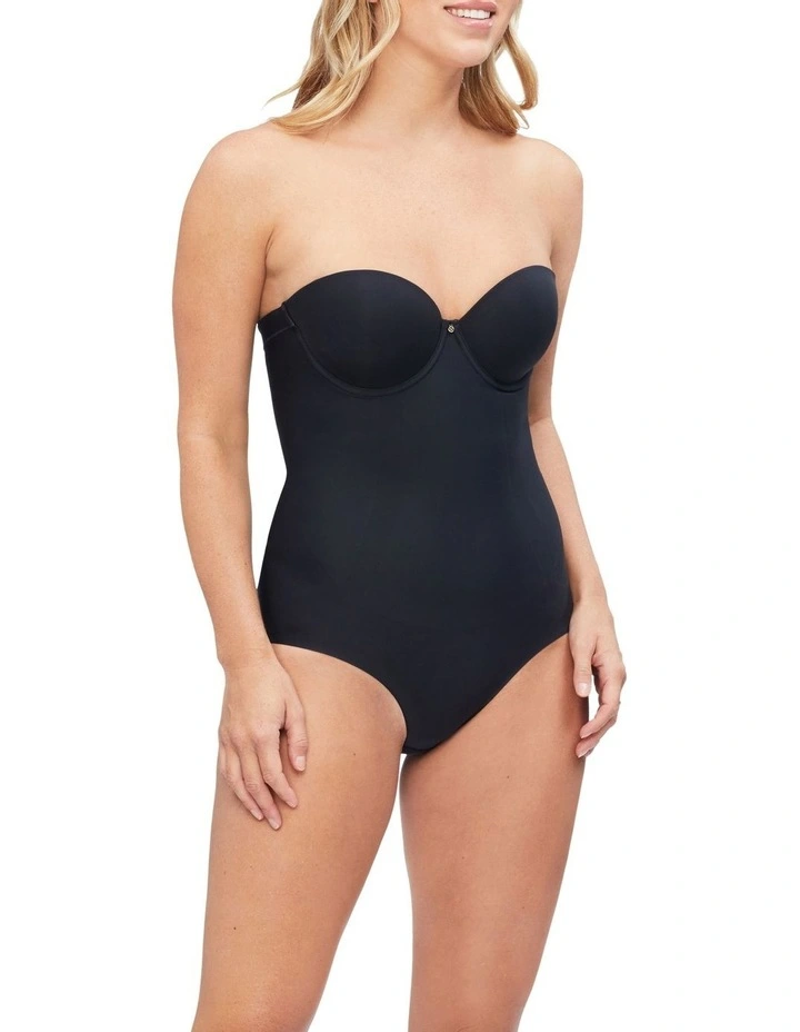 Body Define Strapless Bodysuit in Black image 1